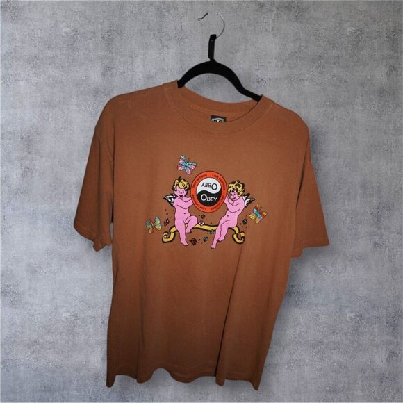 Obey Men's Box T-Shirt Vintage-Inspired - Picture 2 of 10